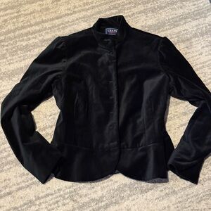 CHAPS Velvet Blazer Jacket Victorian Steampunk Women's Large